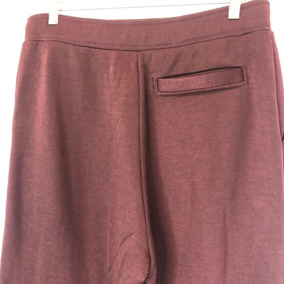 T by Alexander Wang burgundy red snap front jogger pants with pockets - Picture 5 of 16